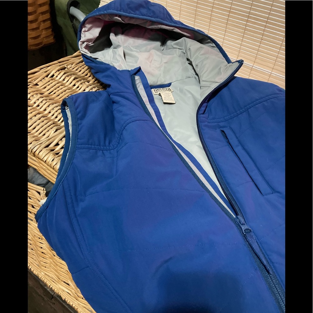 Duluth Trading Co insulated vest w/hood M